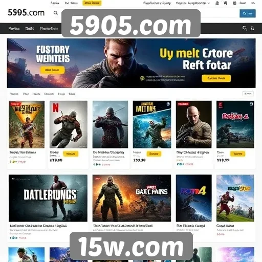 Análise das ofertas de jogos no site 5905.com